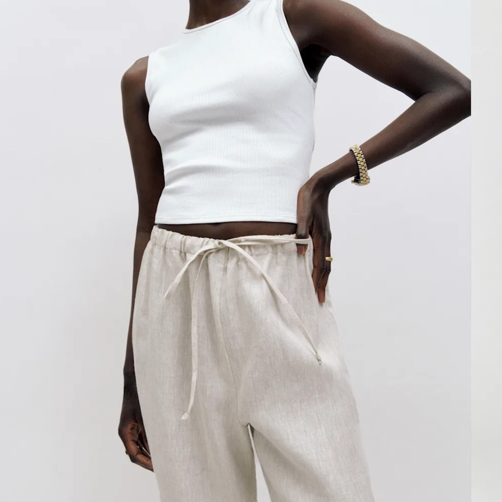 Reformation Olina Linen Pants